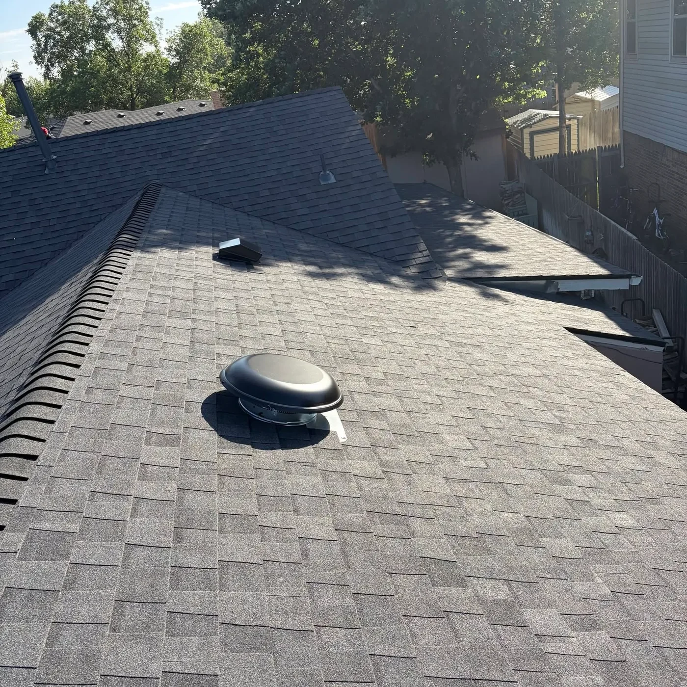 New architectural shingle roof in the Texas Panhandle — lifespan guide